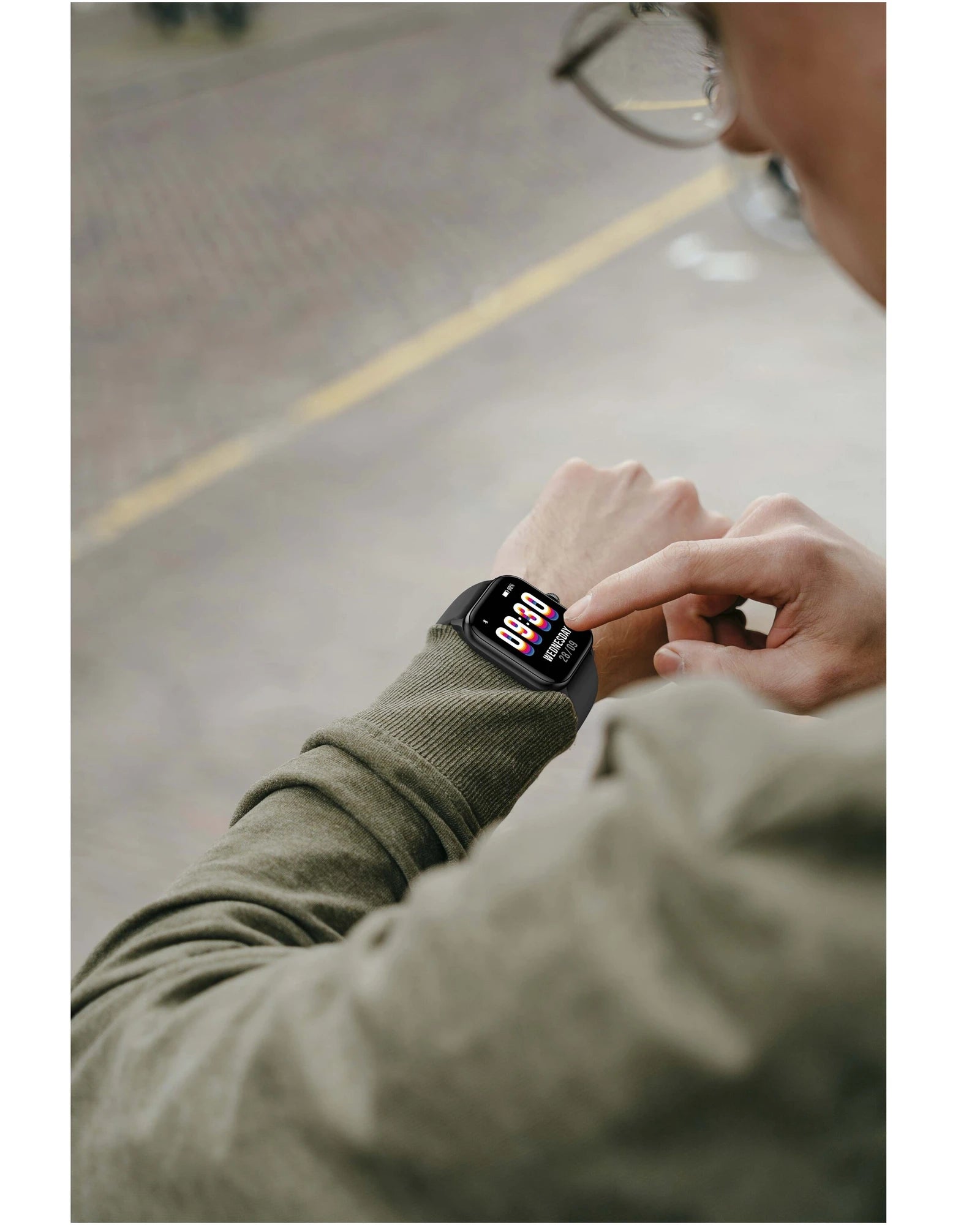 Custom eco-friendly smartwatch Prixton SWB32 - 5